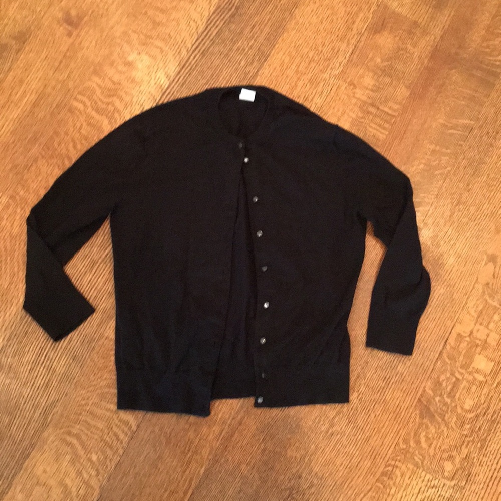 J. Crew cardigan sweater in black
